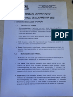 Manual de Operação Central de Alarme