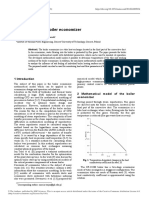 Modeling of the Boiler Economizer