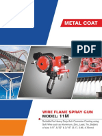 Metal Coat: Wire Flame Spray Gun