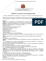 Regulamento da outorga de direitos de uso de recursos hídricos