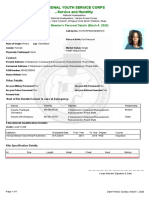 National Youth Service Corps ... Service and Humility: Corps Member's Personal Details (Batch A, 2020)
