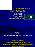 TOPIC 1 The Educational Research Process