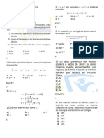 Simulacro Examen Cepre Una