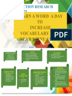 Action Research 2021: Learn A Word A Day TO Increase Vocabulary For Year 5 Ibnu Abbas