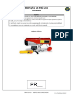 112 Inspeções de Pré Uso 012 Guincho