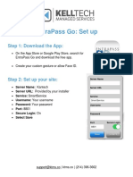 Entrapass Go: Set Up: Step 1: Download The App