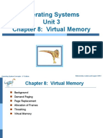 Operating Systems Unit 3 Chapter 8: Virtual Memory