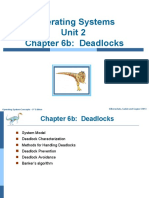 Operating Systems Unit 2 Chapter 6b: Deadlocks