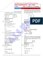 Final Jee-Main Examination - July, 2022: Physics Test Paper With Solution