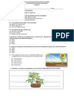 Evaluación de Ciencias Naturales 2°