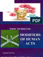 Modifiers of Human Acts TUPAN