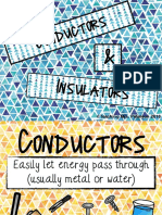 Conductors: Insulators