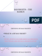 Human Rights - The Basics
