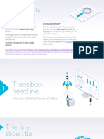 Instructions For Use: Presentation Design Slide