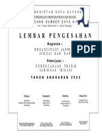 Lembar Pengesahan: Kegiatan