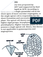 Apical: Plant. Theory Good Algal Bryophytes