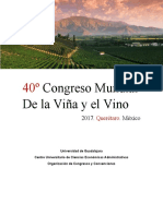 40º Congreso Mundial de La Viña y El Vino