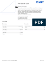 PHG 630-H-150: Classical Timing Belt