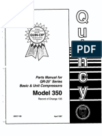 Quincy Compressor Model 350