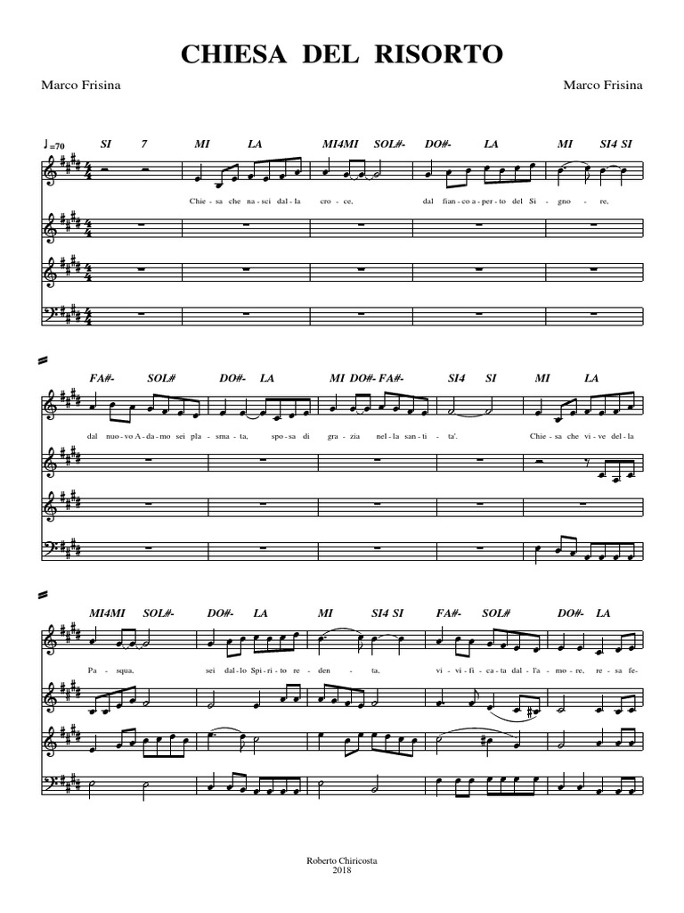 Chiesa Del Risorto Pdf