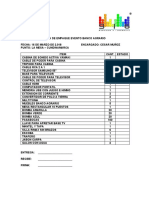 Lista de empaque evento banco agrario