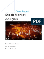 Stock Market Analysis: Sos: End Term Report