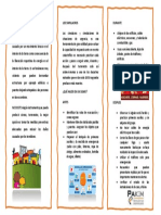 Triptico Simulacro de Sismo