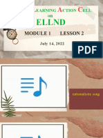 School Learning Action Cell On Ellnd Module 1 Lesson 2