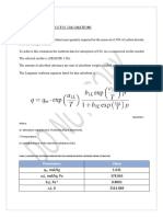 Solid Adsorbent Process Calculations