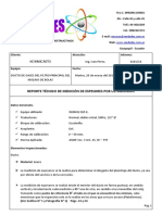 Informe Medicion de Espesores A Ducto de Gases Del Filtro Principal Del Molino de Bolas