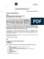 12 Carta #012 Municipalidad Distrital de San Cristobal