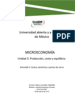 Microeconomía: Universidad Abierta y A Distancia de México