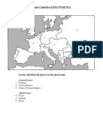 Major Countries of First World War