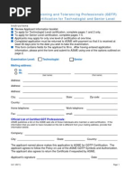 GDTP Certification Application Form