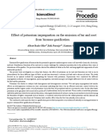 Potasium Reduction of Tars