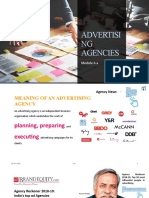 Module VI A - Adverising Agencies