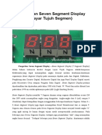 Pengertian Seven Segment Display