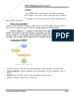 SRFGC Madhugiri III B Com (CS) : Chapter 1: Introduction To DBMS