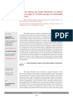 Para Una Historia Del Cambio Alimentario en México Durante El Siglo XX