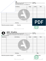 Desain Nota AHS Studio