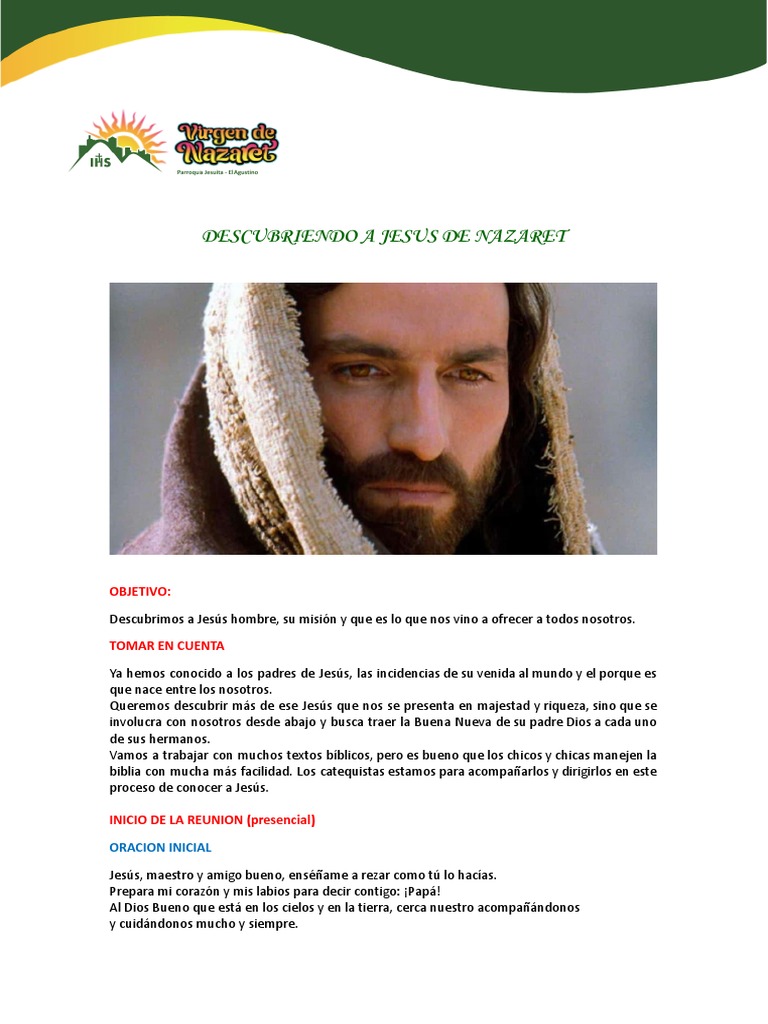 Descubriendo a Jesús de Nazaret | PDF | Jesús | María, madre de Jesús