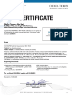 Certificate of Eco Passport 1, PDF, Materials