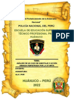 Análisis de Un Caso de Sabotaje o Acción Armada Perpetrada Por La Ot Mrta