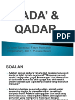 Qada' & Qadar