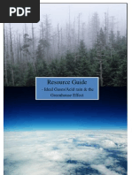 Resource Guide: - Ideal Gases/Acid Rain & The Greenhouse Effect