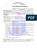 Contrato Individual Mantenimiento