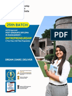 25th BATCH: Entrepreneurship