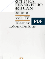 LEÓN-DUFOUR, Xavier, Lectura del evangelio de Juan IV