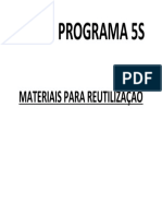 PROGRAMA 5S - REUTILIZAÇÃO