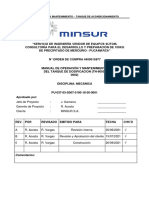 Manual de Operación Y Mantenimiento - Tanque de Acondicionamiento